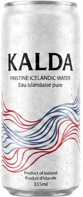 A KALDÁ pack, filled in Iceland or by a regional co-packer