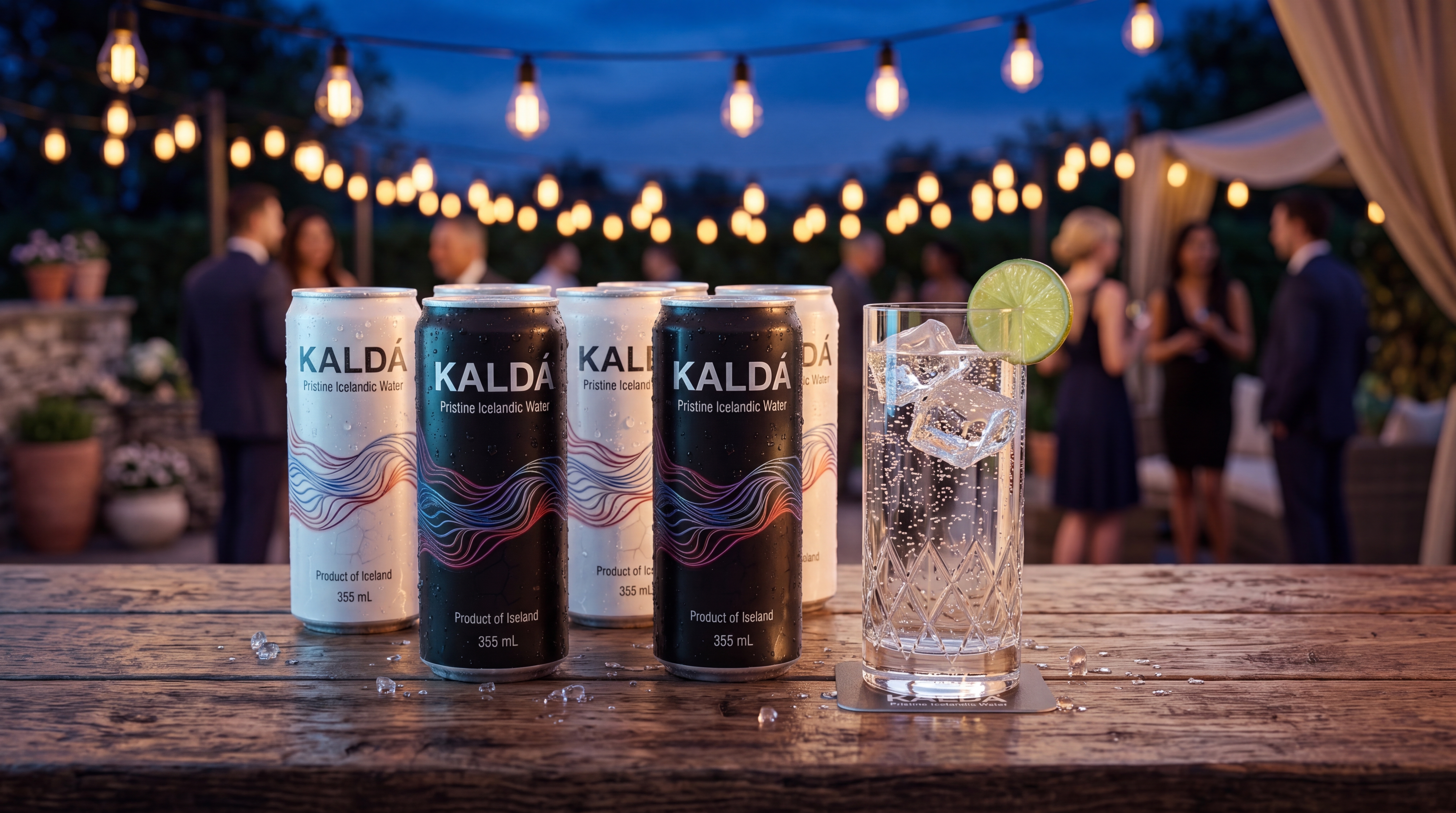 KALDÁ served on a bar counter